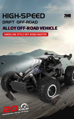 Model RC Car With LED Light 2WD Off-road Remote Control Climbing Vehicle Outdoor Cars Toy Gifts for Kids