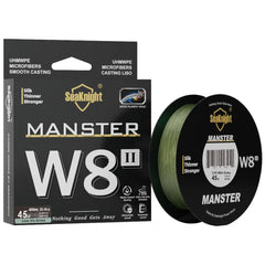 Fishing Line W8 II Series 8 Strands Fishing Line Advanced Wide Angle Technology Braided PE Line Freshwater Saltwater Fishing