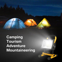 Floodlight 30W LED Portable Rechargeable Waterproof Spotlight Battery Powered Searchlight Outdoor Work Lamp Camping Lantern