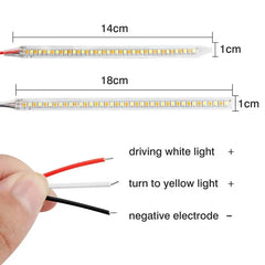 Car Mirror Indicator Lamp DRL Streamer Strip Flowing Turn Signal Lamp LED Car Light Source Turn Signals For Cars