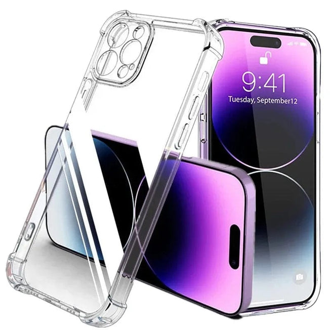 Iphone Case Shockproof Silicone Clear Phone 13 11 14 Pro Max 12 Mini Lens Protection Back Case for IPhone 15 PRO XS MAX XR X