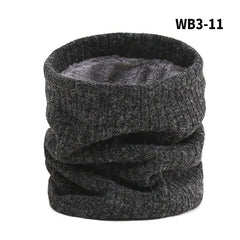 2022 New Neck Scarf Winter Women Men Solid Knitting Collar Thick Warm Velveted Rings Scarves High Quality Allmatch Muffler