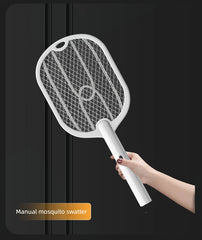 Mosquito Swatter with TYPE-C Charging, 3 in 1 Electric Mosquito Swatter, Mosquito Killer Lamp