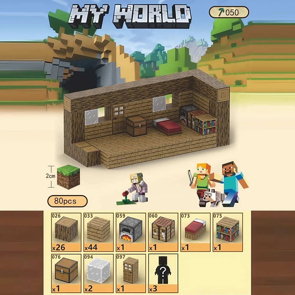 Magnetic Biomes Building Blocks – Mine World Cube Set
Create your own Mine world! Magnetic cubes for kids 3+, perfect to build your own biome builds, creative play, and STEM fun. Great gift for boys and girls!
