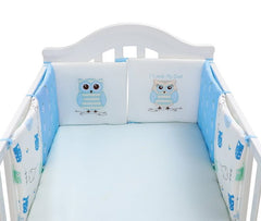 6 Pcs/Set Children's Cot Bumper Baby Head Protector Baby Bed Protection Bumper Cotton Cot Baby Bumpers In the Crib