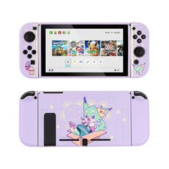 GeekShare Cute Parrot baby Cartoon Fairy League Dessert TPU Soft Cover Back Girp Shell For Nintendo Switch