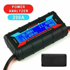 200A LCD Digital High-precision Amp Watt Meter RC Battery Solar Power Analyser'