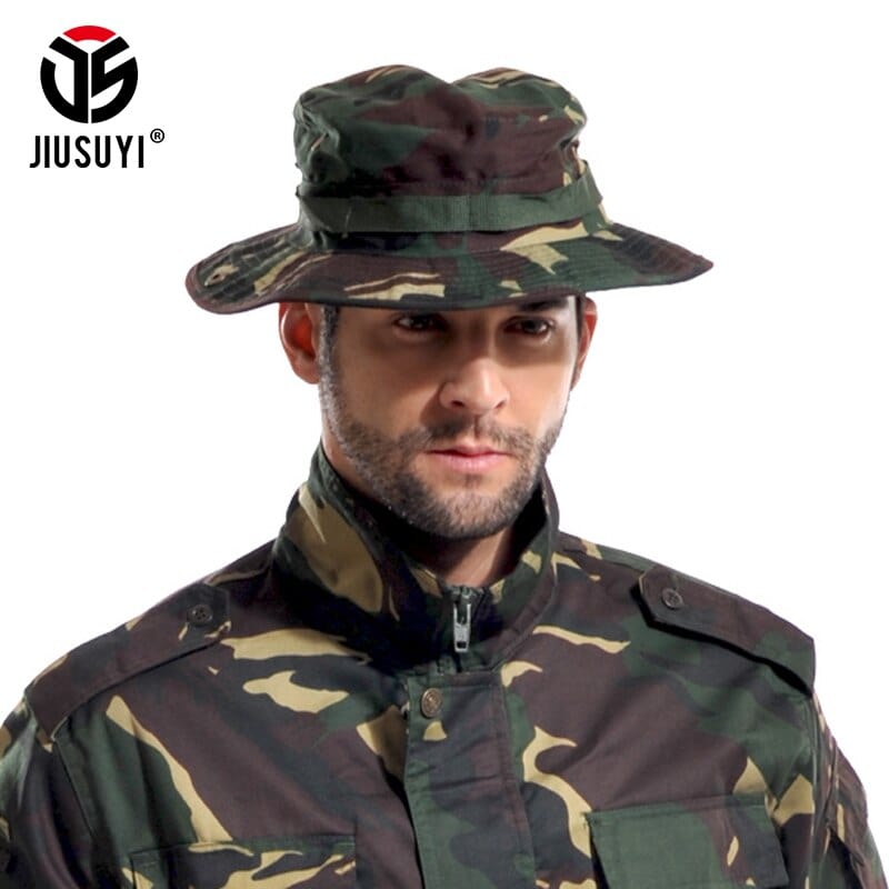 Multicam Tactical Airsoft Sniper Camouflage Bucket Boonie Hats Nepalese Cap SWAT Army Panama Military Accessories Summer Men