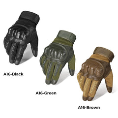 Military Tactical Touch Screen Gloves PU Leather Full Finger Glove Airsoft Paintball Bicycle Hunting Hiking Cycling Men Mittens