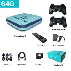 Pawky Box Game Console for PS1/DC/Naomi 50000+ Games Super Console WiFi Mini TV Kid Retro 4K Video Game Player