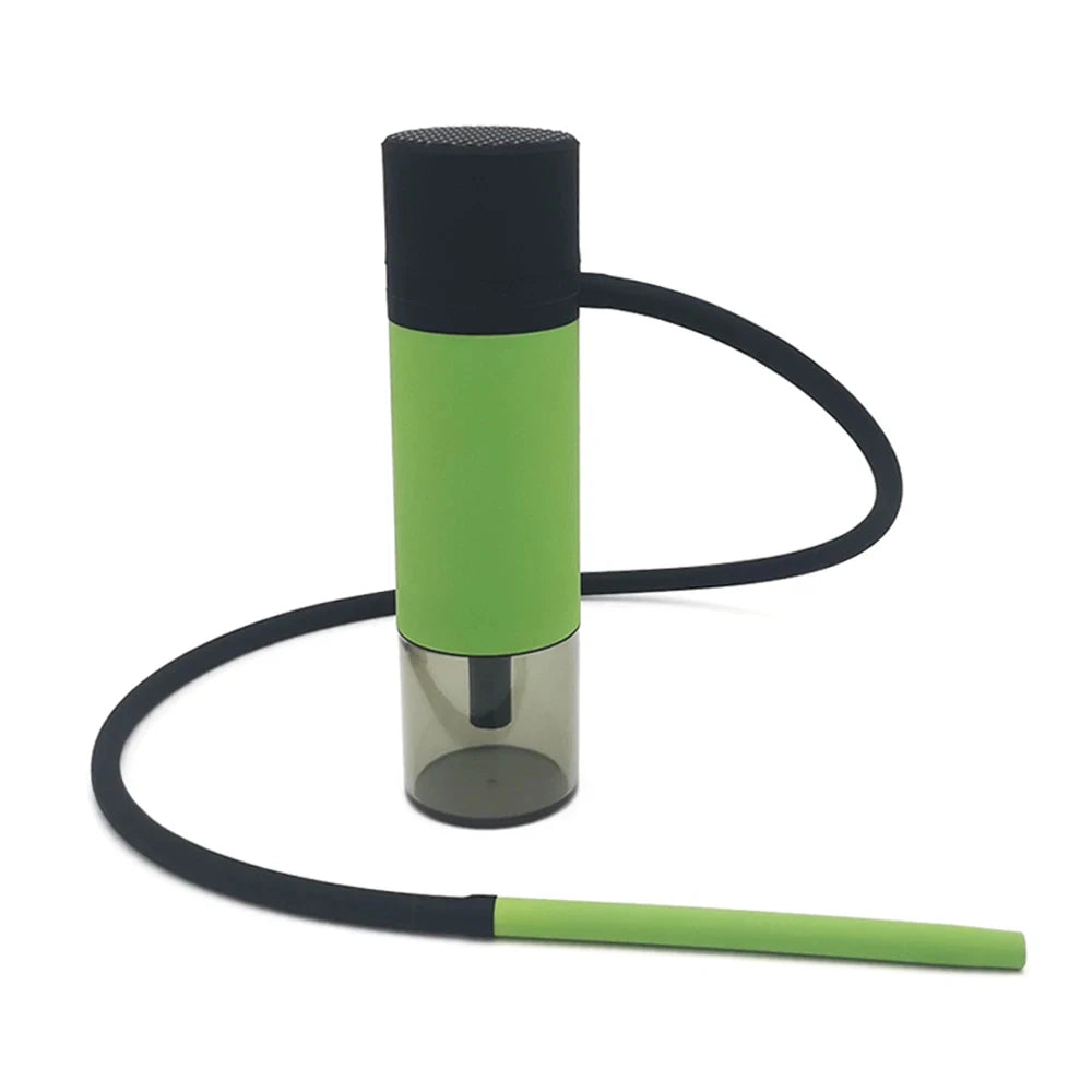 Portable Hookah Set with Chicha Ceramic Bowl Car Outdoor Travel Sheesha Narguile Complete Smoking Accessories Small Shisha Kit