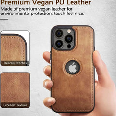 iPhone Case Ultra Thin Slim Leather Shockproof Bumper Soft Business Back Cover