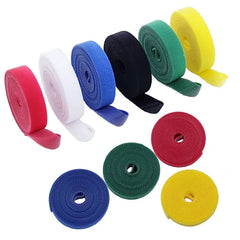 2/10M Cable Ties Reusable Loop Bundle Self Adhesive Fastener DIY Accessories Nylon Strap Organizer Clip Wire Holder Management