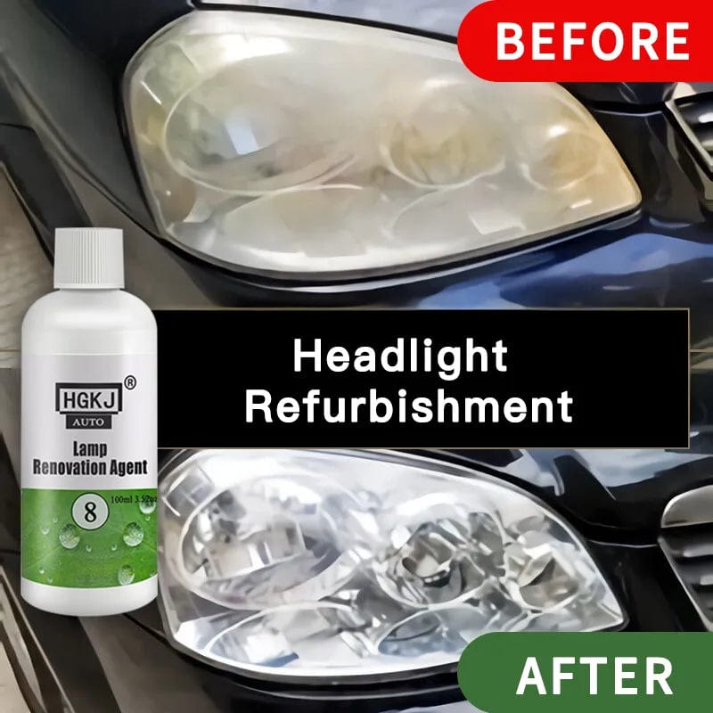 Car Headlight Restoration Kit Scratch Remover Repair Universal Refurbish Car Polymer Protect Polish Liquid Cleaners HGKJ 8