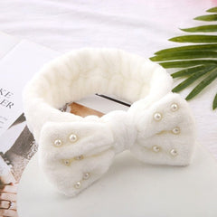 New Letter "OMG" Coral Fleece Soft Bow Headbands for women Girls Cute Hair Holder Hairbands Hair Bands Headwear Hair Accessories