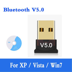 USB Bluetooth 5.0 Adapter Transmitter Bluetooth Receiver Audio Bluetooth Dongle Wireless USB Adapter for Computer PC Laptop c