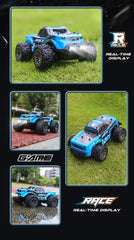 Model RC Car With LED Light 2WD Off-road Remote Control Climbing Vehicle Outdoor Cars Toy Gifts for Kids