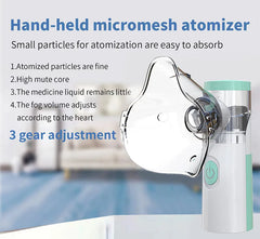 Nebuliser Humidifier Medical Silent Mesh Handheld Asthma Inhaler Atomiser Children Health Care Mini Portable