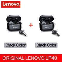 Original Lenovo LP40 wireless headphones TWS Bluetooth Earphones,Touch Control Sport Headset Stereo Earbuds For Phone Android