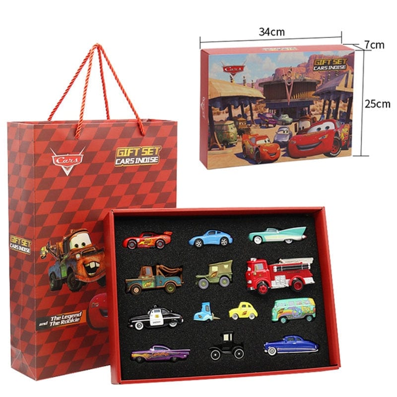 Set Disney Pixar Car 3 Lightning McQueen Jackson Storm Mack Uncle Truck 1:55 Diecast Metal Car Model Toy Boy Christmas Gift