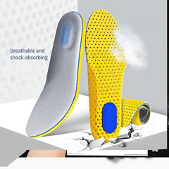 Memory Foam Orthopaedic Insoles 3Pairs for Feet Shoe Sole Pad Mesh Deodorant Breathable Sneakers Running Cushion for Men Women