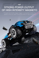 Model RC Car With LED Light 2WD Off-road Remote Control Climbing Vehicle Outdoor Cars Toy Gifts for Kids