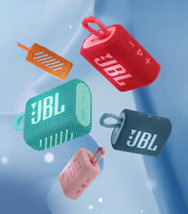 JBL GO3 100%Original Wireless Speaker With Bluetooth 5.1, Portable Waterproof Speaker, Suitable For Outdoor, Sports