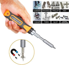 Ratchet Screwdriver Set Household Combination Toolbox Hardware Magnetic Screw Driver Kit Bits Torx Screwdrivers