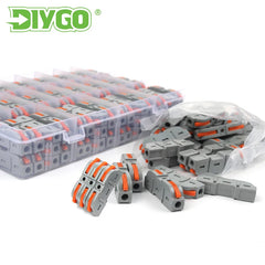 Quick Splicing Multiplex Butt Wire Connector Compact Electrical Cable Terminal Block Home Wiring Connectors Junction Box