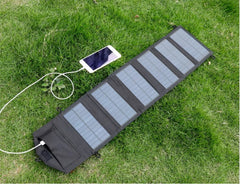 6-fold 100W Foldable solar panel portable solar panels charger USB 5V DC Full time power solar panel mobile power supply