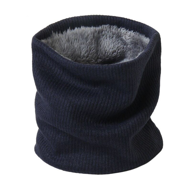 2022 New Neck Scarf Winter Women Men Solid Knitting Collar Thick Warm Velveted Rings Scarves High Quality Allmatch Muffler