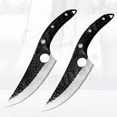 Fish Filleting Knife Stainless Steel Boning Knife Handmade Fishing Knife Kitchen Meat Cleaver Camping Cutter Chef Knives - Wowza