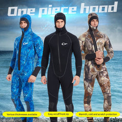 YONSUB Wetsuit 5mm / 3mm / 1.5mm / 7mm Scuba Diving Suit Men Neoprene Underwater Hunting Surfing Front Zipper Spearfishing