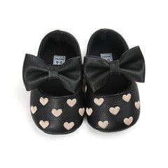 Baby Shoes Newborn Infant Boy Girl First Walker PU Sofe Sole Princess Bowknot Fringe Toddler Baby Crib Shoes Casual Moccasins