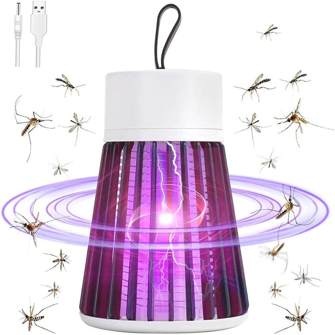 Electric Shock Mosquito Killer Lamp USB Fly Trap Zapper Insect Killer Repellent Bedroom Outdoor Anti Mosquito Trap