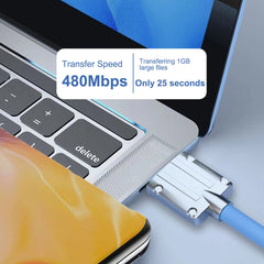 Samsung 120W 6A Super Fast Charge USB C Liquid Silicone Cable For iphone Samsung Quick Charger Type-C Data Wire