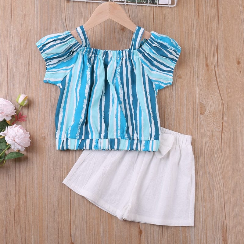 Clothes For Girls Summer Toddler Girls Clothes 2Pcs Outfits Kids Clothing For Girls Tracksuit Suit For Girls Children Clothing