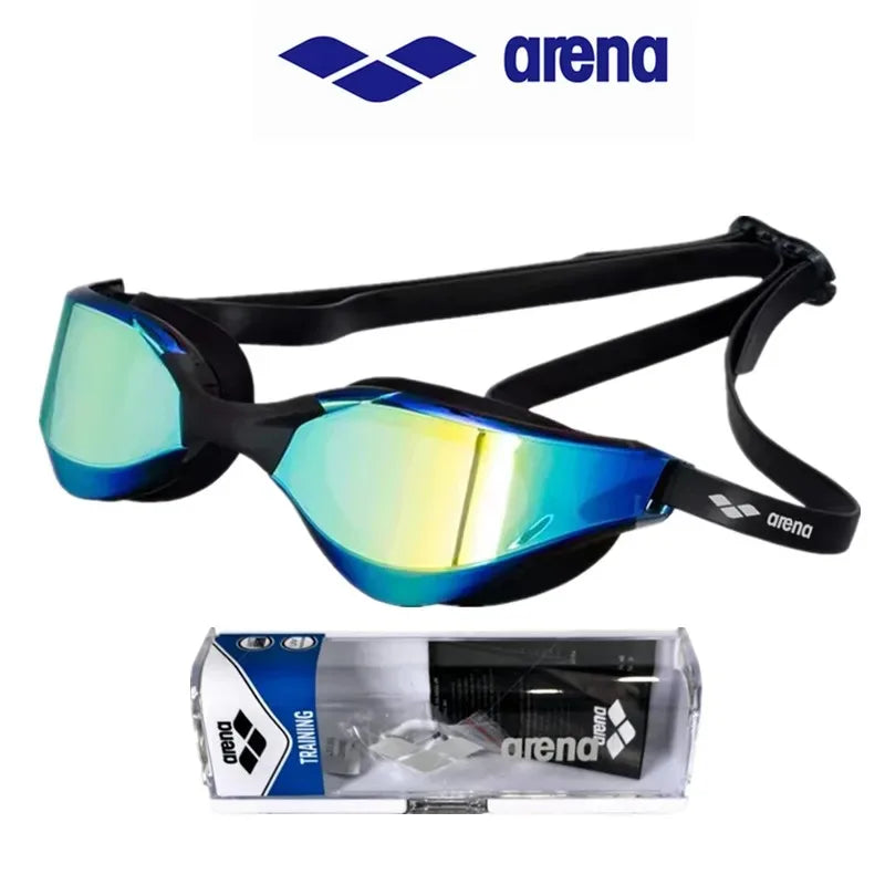 Arena hit pro Professional Racing Swimming Goggles Waterproof Anti Fog High Definition UV400 Competition Training Swim Equipment