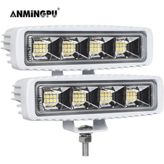 Car Work Light LED Bar 72W 4x4 24 LED Working Bar Offroad SUV ATV Tractor Boat Trucks Excavator 12V 24V led Combo Beam