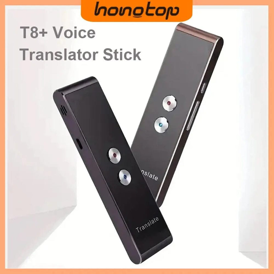 Portable Voice Translator Multi Language T8 Plus AI Translator Real Time Instant Two-Way 40 Languages Translation Device