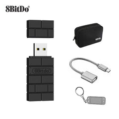 8Bitdo USB Wireless Bluetooth Adapter Receiver For Windows Mac For Nintend Switch For PS5 Controller For Windows Mac Steam Deck