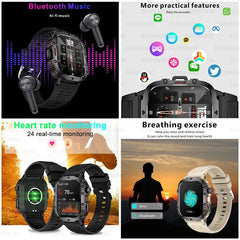 Xiaomi New Rugged Military GPS Smart Watch Men Bluetooth Call Health Monitoring AI Voice Sports Waterproof Smartwatches