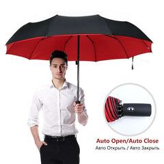 Umbrella Windproof Double Layer Fully Automatic Resistant Umbrella