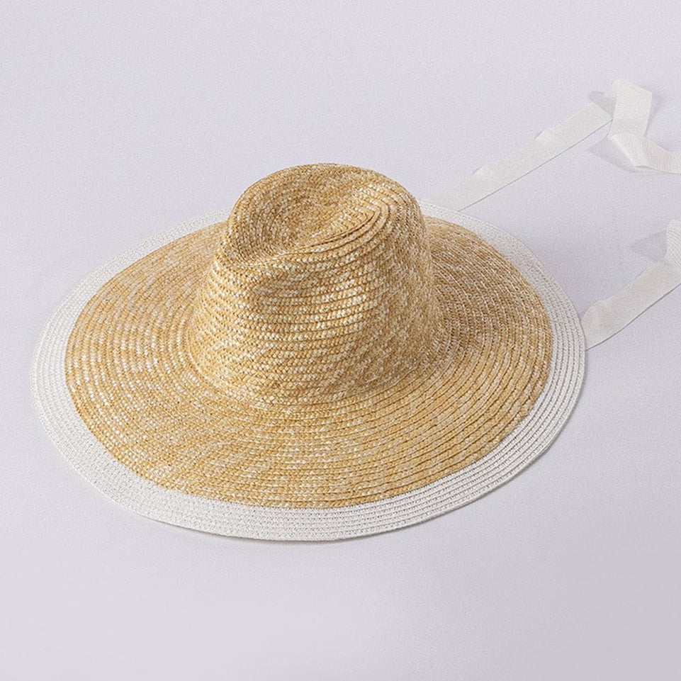 New Belt Strap Straw Sun Hat For Women Fashion Vacation Beach UV Hats WideBrim Panama Hats Outdoor