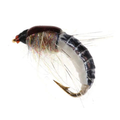 6PCS Trout Fishing Realistic Nymph Scud Fly Nymphing Artificial Insect Baits Flying Lure Fishing Accessories