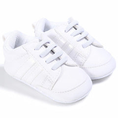 Newborn Baby Shoes Boy Girl Classical Sport Soft Sole PU Leather Multi-Color First Walker Crib Moccasins Casual Sneakers Shoes