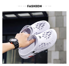 Men Sandals Light EVA Men's Casual Shoes Hole Shoes Clogs Lovers Home Garden Outdoor Male Beach Flat Slippers Big Size 49