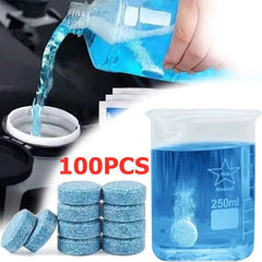 Car Windscreen Cleaner Effervescent Tablet Auto Wiper Glass Solid Cleaning Concentrated Tablets Detergent