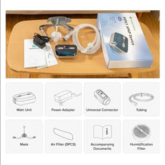 Auto CPAP Travel APAP, Anti Snoring Sleep Apnea, Portable Ventilator, for Sleep Apnea Syndrome And OSA, Bluetooth Function