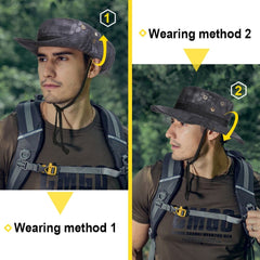 Multicam Tactical Airsoft Sniper Camouflage Bucket Boonie Hats Nepalese Cap SWAT Army Panama Military Accessories Summer Men